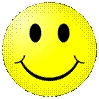 The smiley has gone through many incarnations over the years, but it consistently retains the same features.("Kolobok" type)